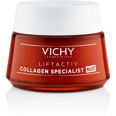 Vichy Nočný krém proti vráskam a znižovaniu kvality kolagénu v pleti Liftactiv Collagen Specialist Nuit 50 ml Vichy Nočný krém proti vráskam a znižovaniu kvality kolagénu v pleti Liftactiv Collagen Specialist Nuit 50 ml