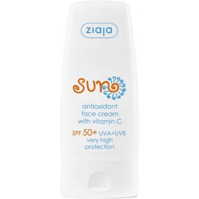 Ziaja Antioxidačný pleťový krém na opaľovanie s vitamínom C SPF 50+ (Face Cream) 50 ml Ziaja Antioxidačný pleťový krém na opaľovanie s vitamínom C SPF 50+ (Face Cream) 50 ml