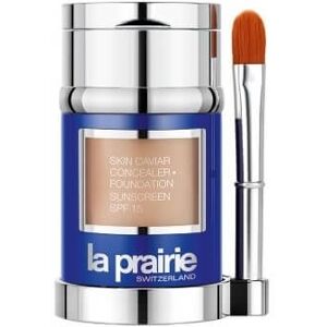 La Prairie Luxusný tekutý make-up s korektorom SPF 15 (Skin Caviar Concealer Foundation) 30 ml + 2 g Almond Beige La Prairie Luxusný tekutý make-up s korektorom SPF 15 (Skin Caviar Concealer Foundation) 30 ml + 2 g Almond Beige