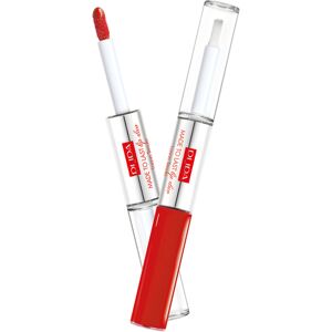 PUPA Milano Dlhotrvajúci tekutý rúž Made To Last Lip Duo (Liquid Lip Colour) 2 x 4 ml 018 Imperial Red PUPA Milano Dlhotrvajúci tekutý rúž Made To Last Lip Duo (Liquid Lip Colour) 2 x 4 ml 018 Imperial Red