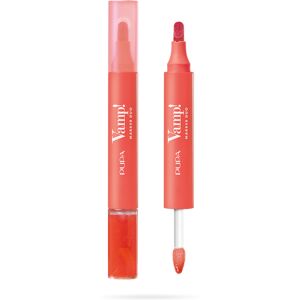 PUPA Milano Fix a olejový lesk na pery 2v1 Vamp! (Marker Duo) 4 ml 009 Jelly Coral PUPA Milano Fix a olejový lesk na pery 2v1 Vamp! (Marker Duo) 4 ml 009 Jelly Coral