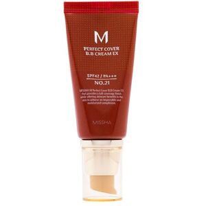 Missha BB krém SPF 42 Perfect Cover (BB Cream Ex) 50 ml 21 Light Beige Missha BB krém SPF 42 Perfect Cover (BB Cream Ex) 50 ml 21 Light Beige
