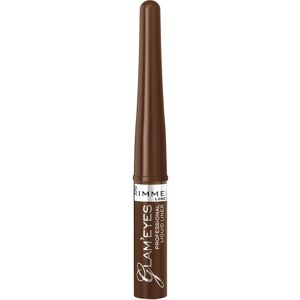 Rimmel Tekuté očné linky Glam Eyes ( Professional Liquid Liner) 3,5 ml 002 Dark Brown Rimmel Tekuté očné linky Glam Eyes ( Professional Liquid Liner) 3,5 ml 002 Dark Brown