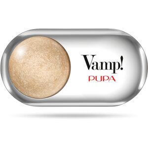 PUPA Milano Vysoko pigmentované očné tiene Vamp! (Compact Eyeshadow) 1,5 g 201 Champagne Gold - Wet & Dry PUPA Milano Vysoko pigmentované očné tiene Vamp! (Compact Eyeshadow) 1,5 g 201 Champagne Gold - Wet & Dry