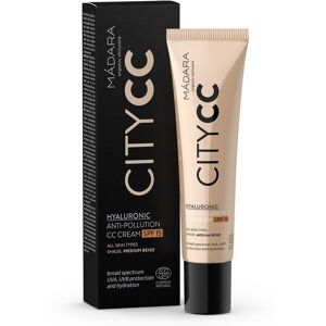 MÁDARA CC krém SPF 15 Medium Citycc (Hyaluronic Anti-Pollution CC Cream) 40 ml MÁDARA CC krém SPF 15 Medium Citycc (Hyaluronic Anti-Pollution CC Cream) 40 ml