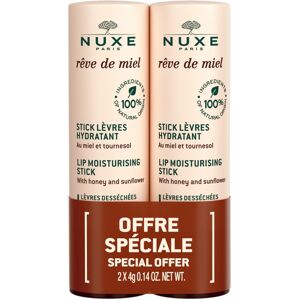 Nuxe Sada hydratačných tyčiniek na pery Rêve de Miel (Lip Moisturizing Stick Duo) 2 x 4 g Nuxe Sada hydratačných tyčiniek na pery Rêve de Miel (Lip Moisturizing Stick Duo) 2 x 4 g