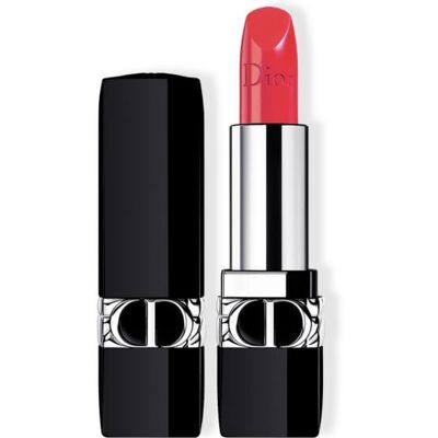 Dior Dlhotrvajúci plniteľný rúž Rouge Dior Satin 3,5 g 458 Paris Dior Dlhotrvajúci plniteľný rúž Rouge Dior Satin 3,5 g 458 Paris