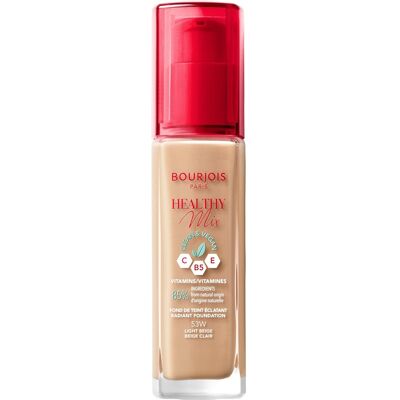 Bourjois Rozjasňujúci make-up Healthy Mix Radiant Foundation 30 ml 53W Light Beige Bourjois Rozjasňujúci make-up Healthy Mix Radiant Foundation 30 ml 53W Light Beige