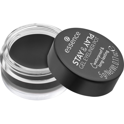 essence Gélové očné linky Stay & Play (Gél Eyeliner Pot) 5 g 01 Black essence Gélové očné linky Stay & Play (Gél Eyeliner Pot) 5 g 01 Black