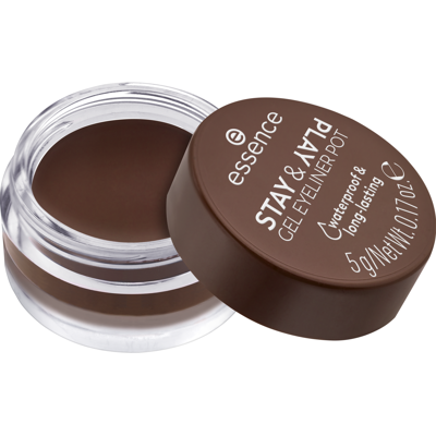 essence Gélové očné linky Stay & Play (Gél Eyeliner Pot) 5 g 02 Brown essence Gélové očné linky Stay & Play (Gél Eyeliner Pot) 5 g 02 Brown