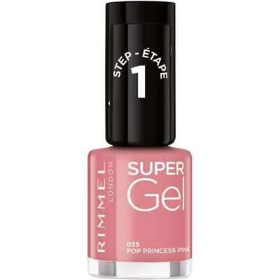 Rimmel Gélový lak na nechty Super Gél (Nail Polish) 12 ml 035 Pop Princess Pink Rimmel Gélový lak na nechty Super Gél (Nail Polish) 12 ml 035 Pop Princess Pink