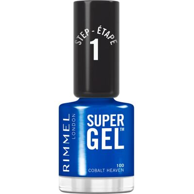 Rimmel Gélový lak na nechty Super Gél (Nail Polish) 12 ml 100 Cobalt Heaven Rimmel Gélový lak na nechty Super Gél (Nail Polish) 12 ml 100 Cobalt Heaven