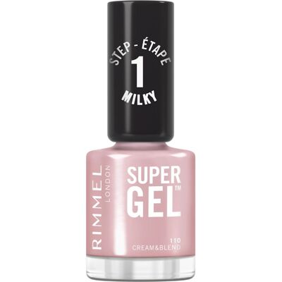 Rimmel Gélový lak na nechty Super Gél (Nail Polish) 12 ml 110 Cream & Blend Rimmel Gélový lak na nechty Super Gél (Nail Polish) 12 ml 110 Cream & Blend