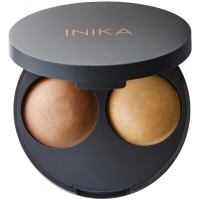 INIKA Organic Prírodné zapečené kontúrovacie duo (Baked Contour Duo) 5 g Almond INIKA Organic Prírodné zapečené kontúrovacie duo (Baked Contour Duo) 5 g Almond