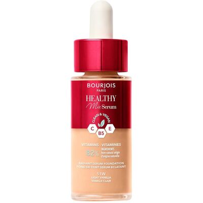 Bourjois Ľahký make-up Healthy Mix Radiant Serum Foundation 30 ml 51W Light Vanilla Bourjois Ľahký make-up Healthy Mix Radiant Serum Foundation 30 ml 51W Light Vanilla