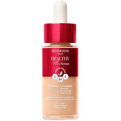 Bourjois Ľahký make-up Healthy Mix Radiant Serum Foundation 30 ml 51.2W Golden Vanilla Bourjois Ľahký make-up Healthy Mix Radiant Serum Foundation 30 ml 51.2W Golden Vanilla
