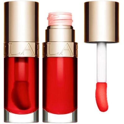 Clarins Ľahký olej na pery (Lip Comfort Oil) 7 ml 08 Strawberry Clarins Ľahký olej na pery (Lip Comfort Oil) 7 ml 08 Strawberry