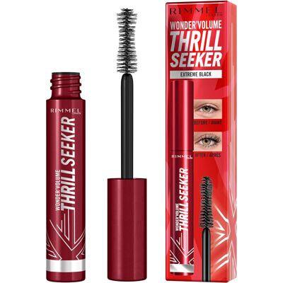 Rimmel Objemová riasenka Wonder`Volume Thrill Seeker Pitch (Mascara) 8 ml Extreme Black Rimmel Objemová riasenka Wonder`Volume Thrill Seeker Pitch (Mascara) 8 ml Extreme Black