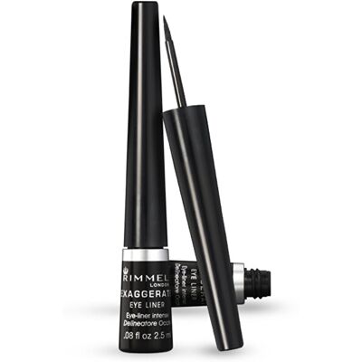 Rimmel Tekuté očné linky (Exaggerate Eye Liner) 2,5 ml 001 Black Rimmel Tekuté očné linky (Exaggerate Eye Liner) 2,5 ml 001 Black