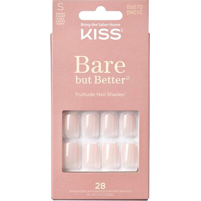 KISS Gélové nechty Bare-But-Better Nails Nudies 28 ks KISS Gélové nechty Bare-But-Better Nails Nudies 28 ks