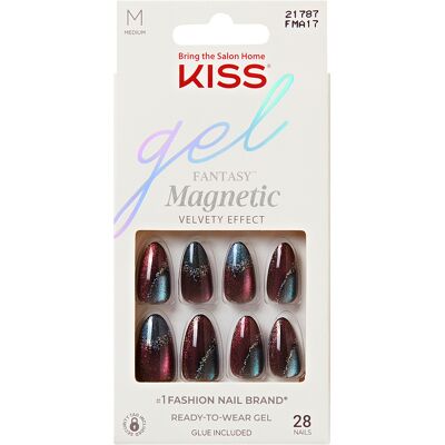 KISS Umelé nechty Gél Fantasy Magnetic - Moonlit Veil 28 ks KISS Umelé nechty Gél Fantasy Magnetic - Moonlit Veil 28 ks