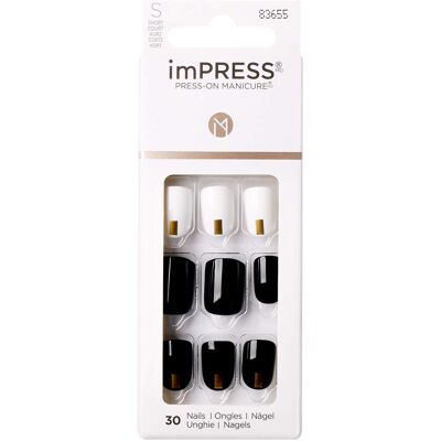 KISS Samolepiace nechty imPRESS Nails Midnight Drive 30 ks KISS Samolepiace nechty imPRESS Nails Midnight Drive 30 ks