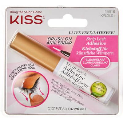 KISS Lepidlo na riasy transparentné Strip Lash Adhesive Clear 5 g KISS Lepidlo na riasy transparentné Strip Lash Adhesive Clear 5 g