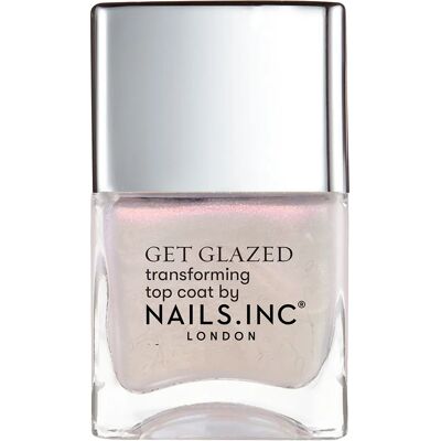 Nails.Inc Rýchloschnúci vrchný lak na nechty Better On Top Get Glazed (Transforming Top Coat) 14 ml Nails.Inc Rýchloschnúci vrchný lak na nechty Better On Top Get Glazed (Transforming Top Coat) 14 ml