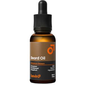 beviro Ošetrujúci olej na fúzy s vôňou grepu, škorice a santalového dreva (Beard Oil) 30 ml beviro Ošetrujúci olej na fúzy s vôňou grepu, škorice a santalového dreva (Beard Oil) 30 ml