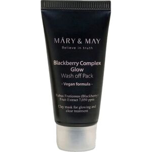 MARY & MAY Pleťová maska Blackberry Complex Glow Wash Off Pack 30 g MARY & MAY Pleťová maska Blackberry Complex Glow Wash Off Pack 30 g