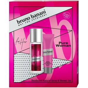 Bruno Banani Pure Woman - deodorant s rozprašovačem 75 ml + sprchový gel 50 ml Bruno Banani Pure Woman - deodorant s rozprašovačem 75 ml + sprchový gel 50 ml