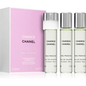 Chanel Chance Eau Fraiche - EDT náplň (3 x 20 ml) 60 ml Chanel Chance Eau Fraiche - EDT náplň (3 x 20 ml) 60 ml