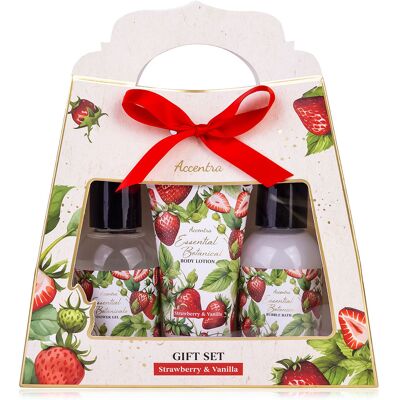 Accentra Darčeková sada v krabičke s uchom Strawberry & Vanilla Essential Botanical Accentra Darčeková sada v krabičke s uchom Strawberry & Vanilla Essential Botanical