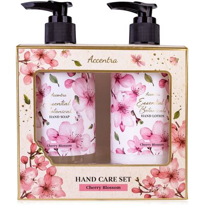 Accentra Darčeková sada starostlivosti o ruky s pumpičkou Cherry Blossom Essential Botanical Accentra Darčeková sada starostlivosti o ruky s pumpičkou Cherry Blossom Essential Botanical