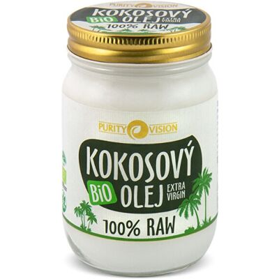 Purity Vision Raw Bio Kokos olej 370 ml Purity Vision Raw Bio Kokos olej 370 ml