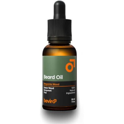 beviro Ošetrujúci olej na fúzy s vôňou cédra, bergamotu a borovice (Beard Oil) 30 ml beviro Ošetrujúci olej na fúzy s vôňou cédra, bergamotu a borovice (Beard Oil) 30 ml