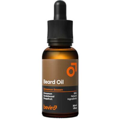 beviro Ošetrujúci olej na fúzy s vôňou grepu, škorice a santalového dreva (Beard Oil) 30 ml beviro Ošetrujúci olej na fúzy s vôňou grepu, škorice a santalového dreva (Beard Oil) 30 ml