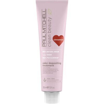 Paul Mitchell Tónovacia maska na vlasy Clean Beauty Cinnamon (Color Depositing Treatment) 150 ml Paul Mitchell Tónovacia maska na vlasy Clean Beauty Cinnamon (Color Depositing Treatment) 150 ml