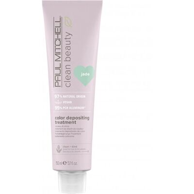 Paul Mitchell Tónovacia maska na vlasy Clean Beauty Jade (Color Depositing Treatment) 150 ml Paul Mitchell Tónovacia maska na vlasy Clean Beauty Jade (Color Depositing Treatment) 150 ml