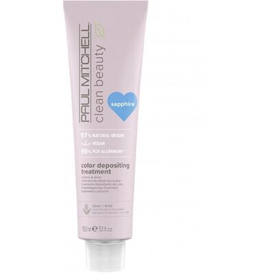 Paul Mitchell Tónovacia maska na vlasy Clean Beauty Sapphire (Color Depositing Treatment) 150 ml Paul Mitchell Tónovacia maska na vlasy Clean Beauty Sapphire (Color Depositing Treatment) 150 ml