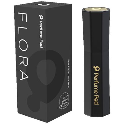 Travalo Pod Flora - plnitelný flakon 5 ml (černý) Travalo Pod Flora - plnitelný flakon 5 ml (černý)