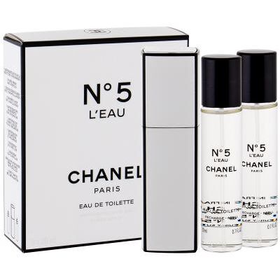 Chanel Chanel No. 5 L´Eau - EDT 20 ml (plniteľný flakón) + náplň (2 x 20 ml) Chanel Chanel No. 5 L´Eau - EDT 20 ml (plniteľný flakón) + náplň (2 x 20 ml)