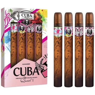 Cuba Darčeková sada Cuba - EDP 4 x 35 ml Cuba Darčeková sada Cuba - EDP 4 x 35 ml