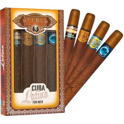 Cuba Darčeková kazeta Cuba Latino For Men - EDT 4 x 35 ml Cuba Darčeková kazeta Cuba Latino For Men - EDT 4 x 35 ml