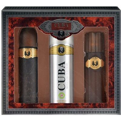 Cuba Gold - EDT 100 ml + dezodorant 200 ml + voda po holení 100 ml Cuba Gold - EDT 100 ml + dezodorant 200 ml + voda po holení 100 ml