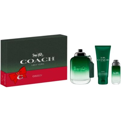 Coach Coach Green - EDT 100 ml + sprchový gél 100 ml + EDT 15 ml Coach Coach Green - EDT 100 ml + sprchový gél 100 ml + EDT 15 ml