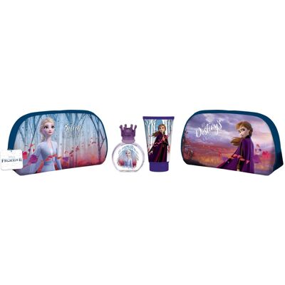 EP Line Disney Frozen II - EDT 50 ml + sprchový gél 100 ml + kozmetická taštička EP Line Disney Frozen II - EDT 50 ml + sprchový gél 100 ml + kozmetická taštička