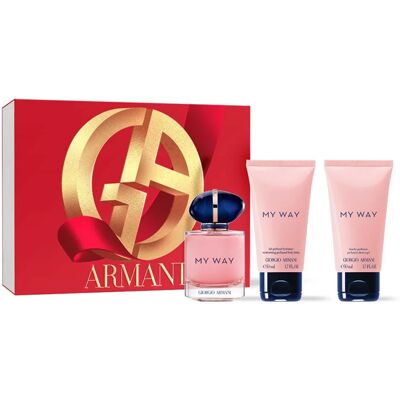 Giorgio Armani My Way – EDP 50 ml (plniteľná) + telové mlieko 50 ml + sprchový gél 50 ml Giorgio Armani My Way – EDP 50 ml (plniteľná) + telové mlieko 50 ml + sprchový gél 50 ml