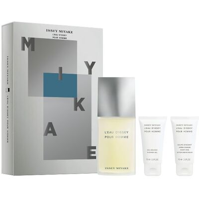 Issey Miyake L`Eau D`Issey Pour Homme - EDT 125 ml + sprchový gél 50 ml + balzam po holení 50 ml Issey Miyake L`Eau D`Issey Pour Homme - EDT 125 ml + sprchový gél 50 ml + balzam po holení 50 ml