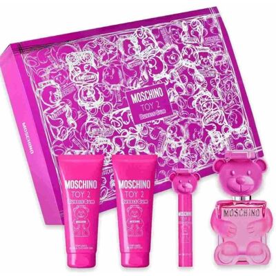 Moschino Toy 2 Bubble Gum - EDT 100 ml + telové mlieko 100 ml + sprchový gél 100 ml + EDT 10 ml Moschino Toy 2 Bubble Gum - EDT 100 ml + telové mlieko 100 ml + sprchový gél 100 ml + EDT 10 ml